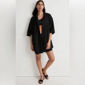 Madewell Black Swim Coverup